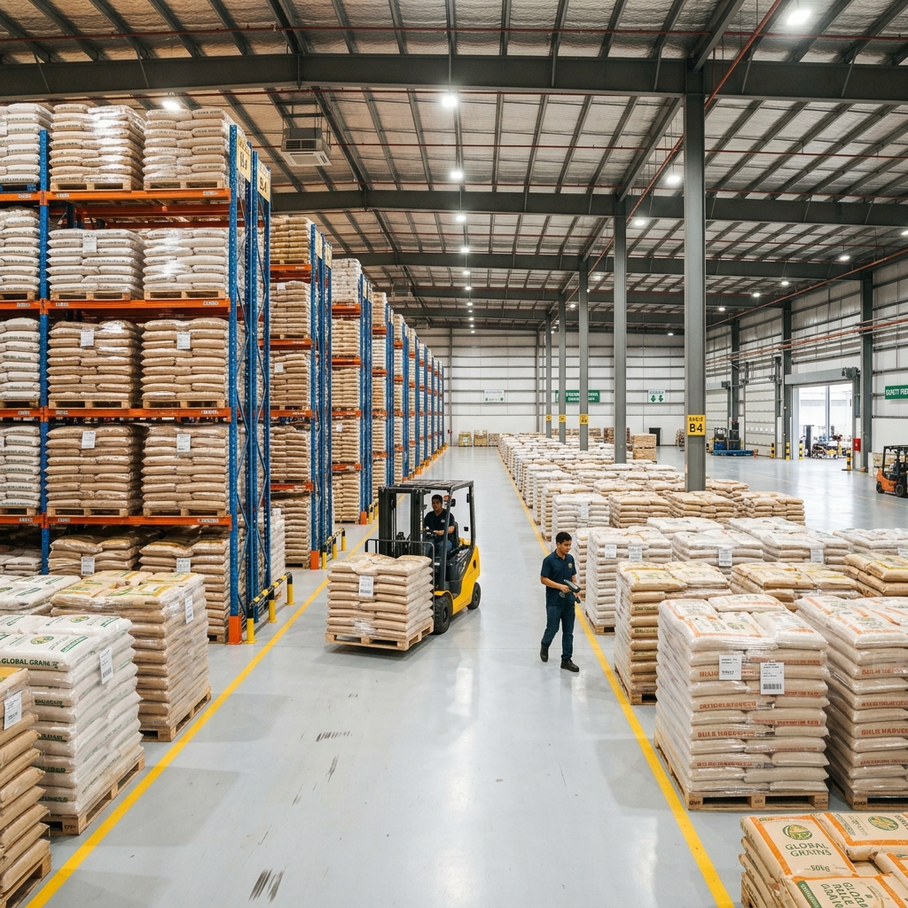 Clean agricultural warehouse packaging